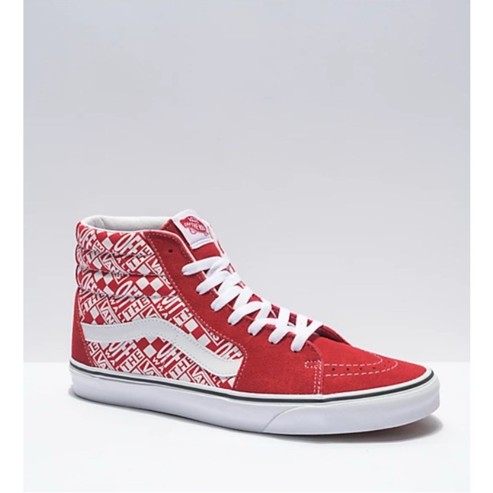 Vans Sk8-Hi Sneakers (Off the Wall Edition)
Size: Men’s 11.5 / Women’s 13.5